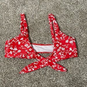 shein floral print bikini top